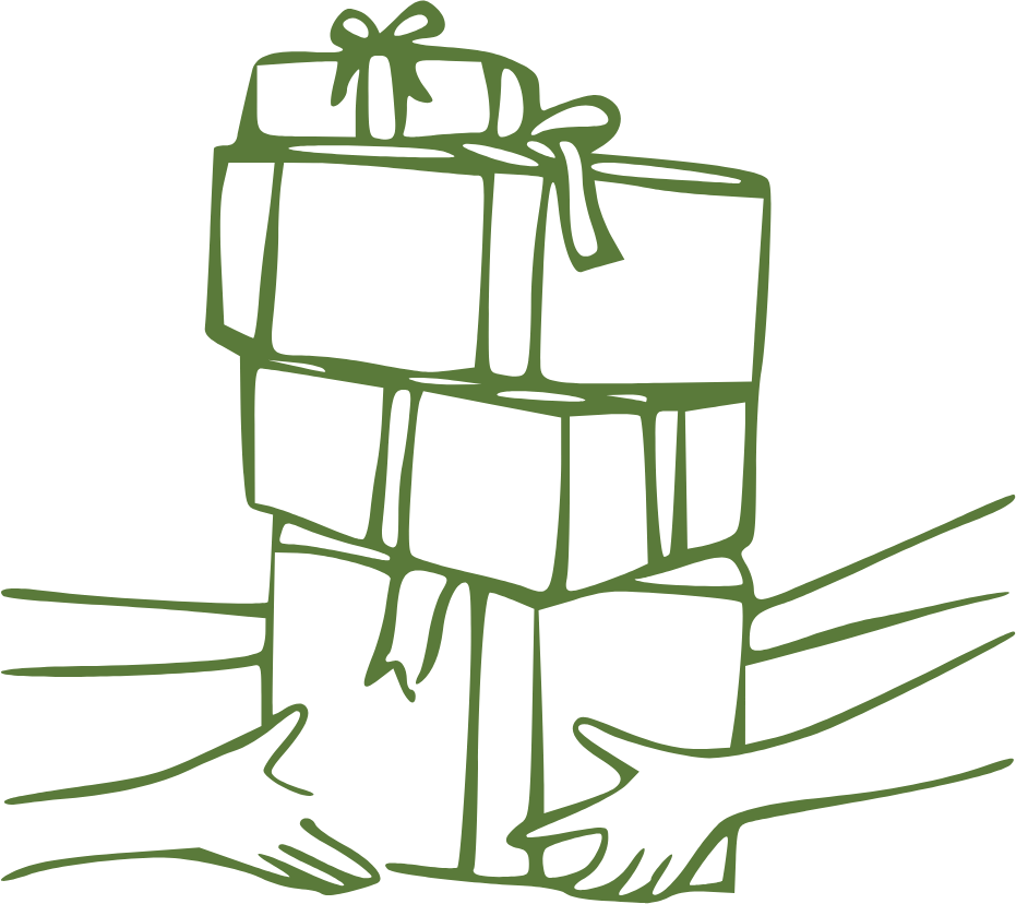 Ilustración de cajas de regalo